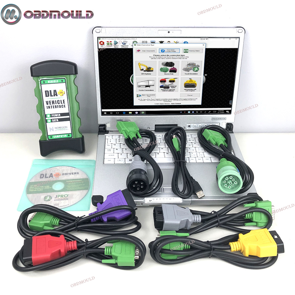 Heavy Equipment Software - ForJ-pro DLA Diagnostische DLA+CFC2 Laptop 2.0