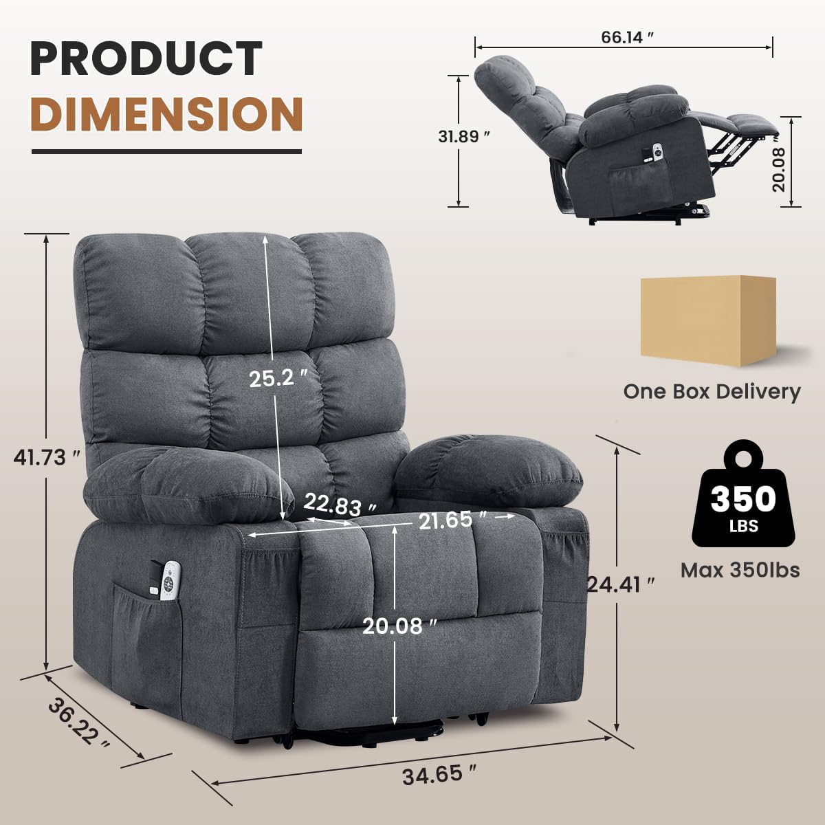 Elektrische relaxfauteuil met  - Heavy Equipment Lift recensie en prijs
