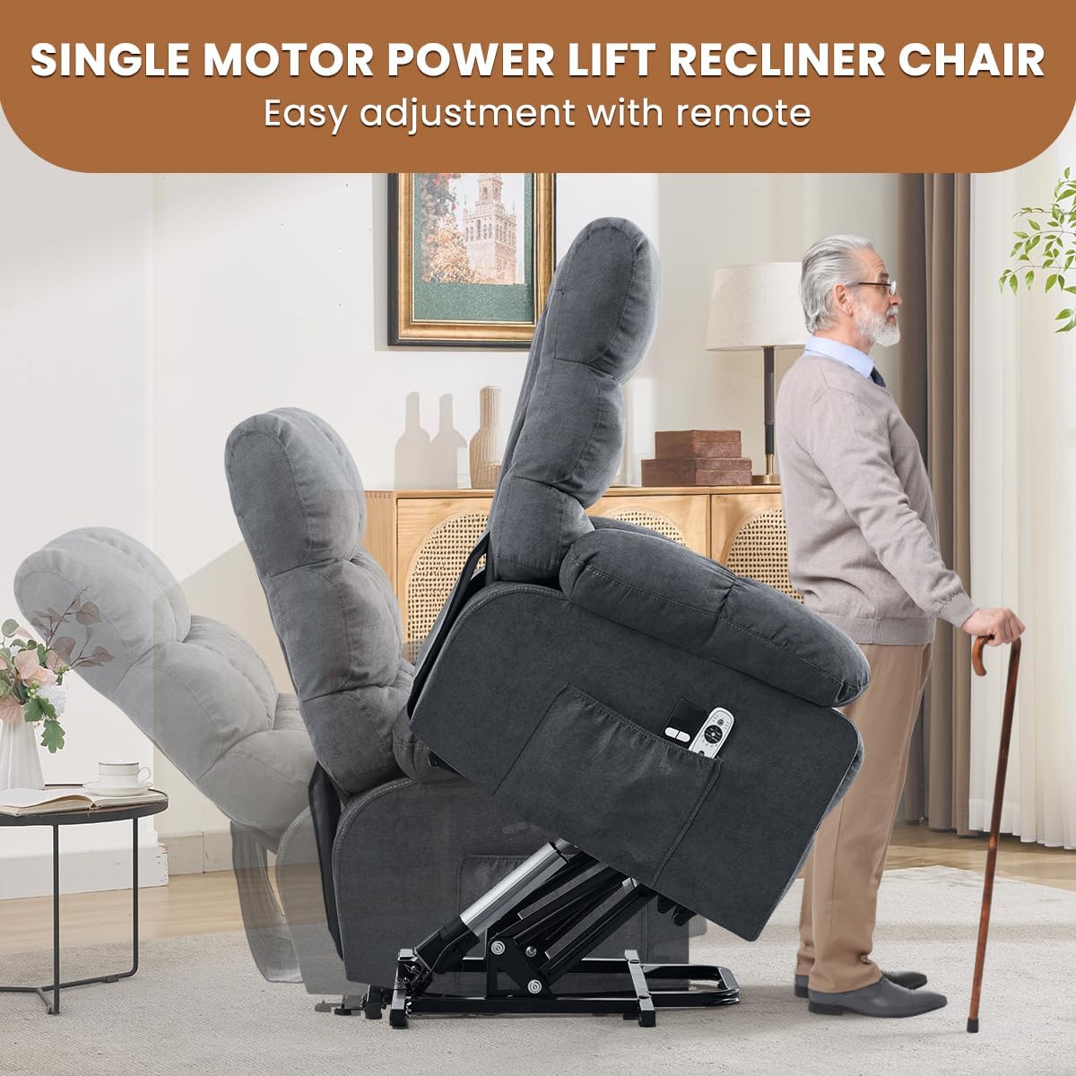 Elektrische relaxfauteuil met  - Heavy Equipment Lift recensie en prijs