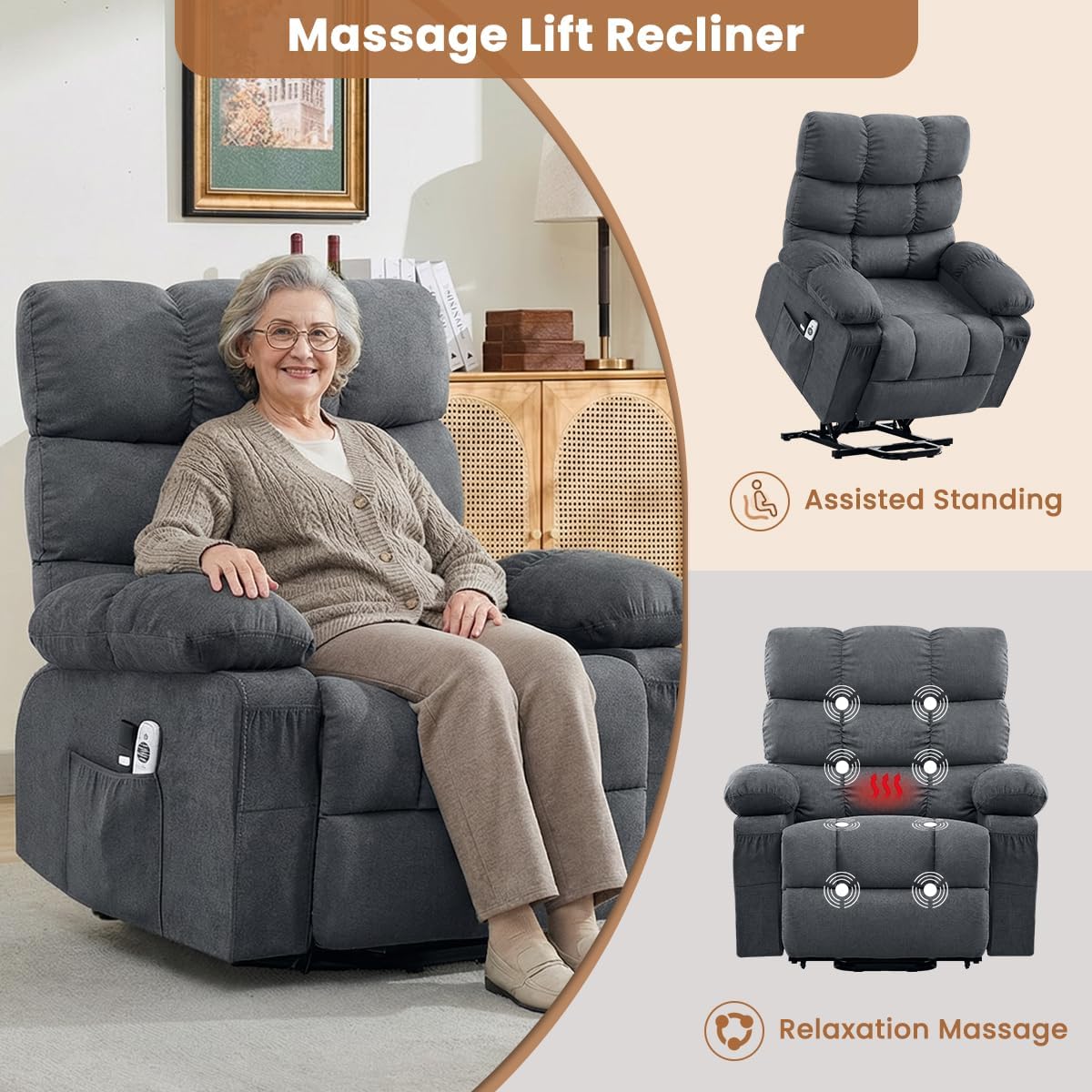 Elektrische relaxfauteuil met  - Heavy Equipment Lift recensie en prijs